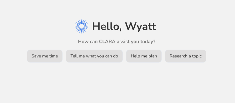 Clara RCA support 2