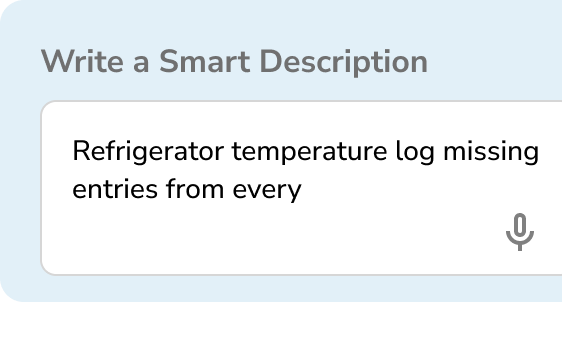 Smart description field