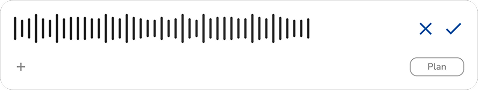 Speech waveform input